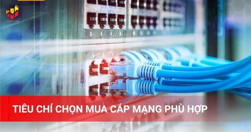 Tiêu chí chọn mua cáp mạng phù hợp