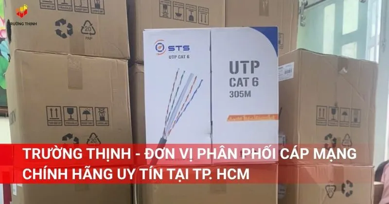 Trường Thịnh - Đơn vị phân phối cáp mạng chính hãng uy tín tại TP. HCM