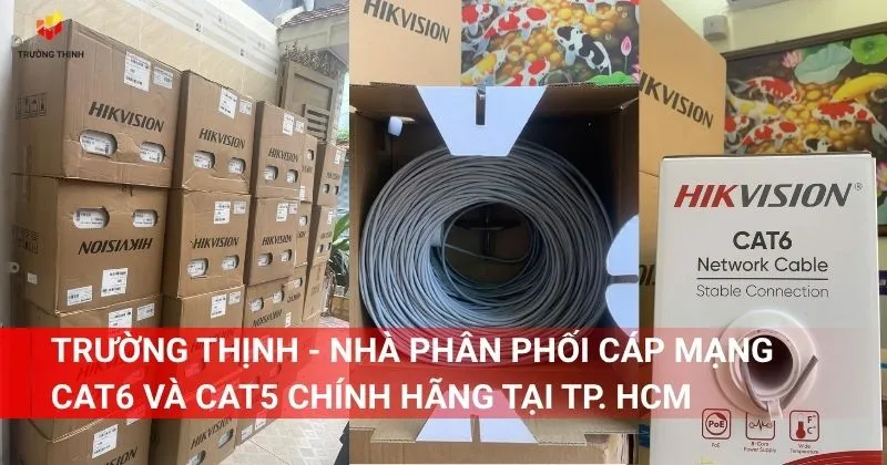 Trường Thịnh - Nhà phân phối cáp mạng Cat6 và Cat5 chính hãng tại TP. HCM