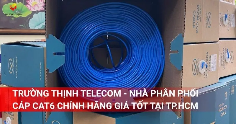 Trường Thịnh Telecom - Nhà phân phối cáp Cat6 chính hãng giá tốt tại TP.HCM