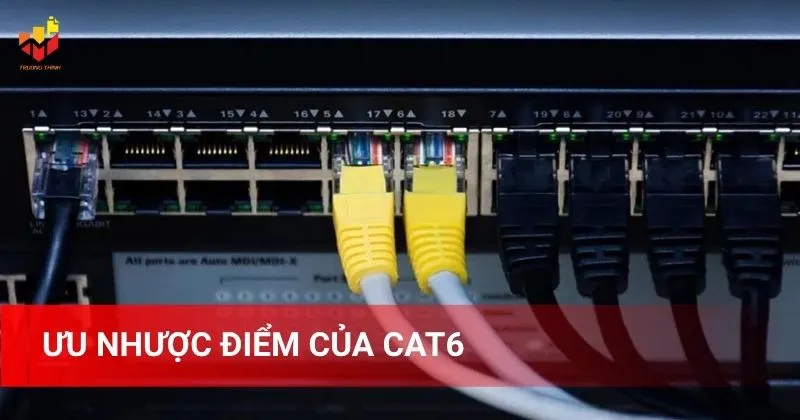 Ưu nhược điểm của Cat6