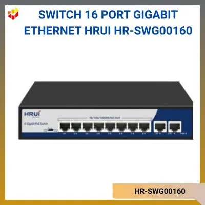 Switch 16 Port Gigabit Ethernet Hrui HR-SWG00160