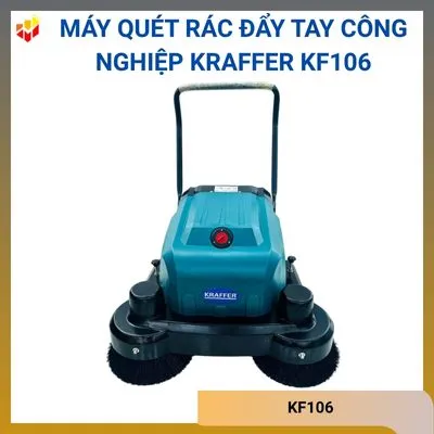 Máy quét rác đẩy tay công nghiệp Kraffer KF106