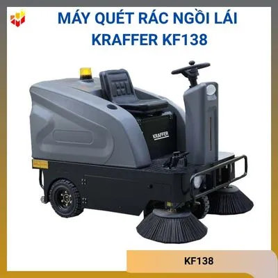 Máy quét rác ngồi lái Kraffer KF138