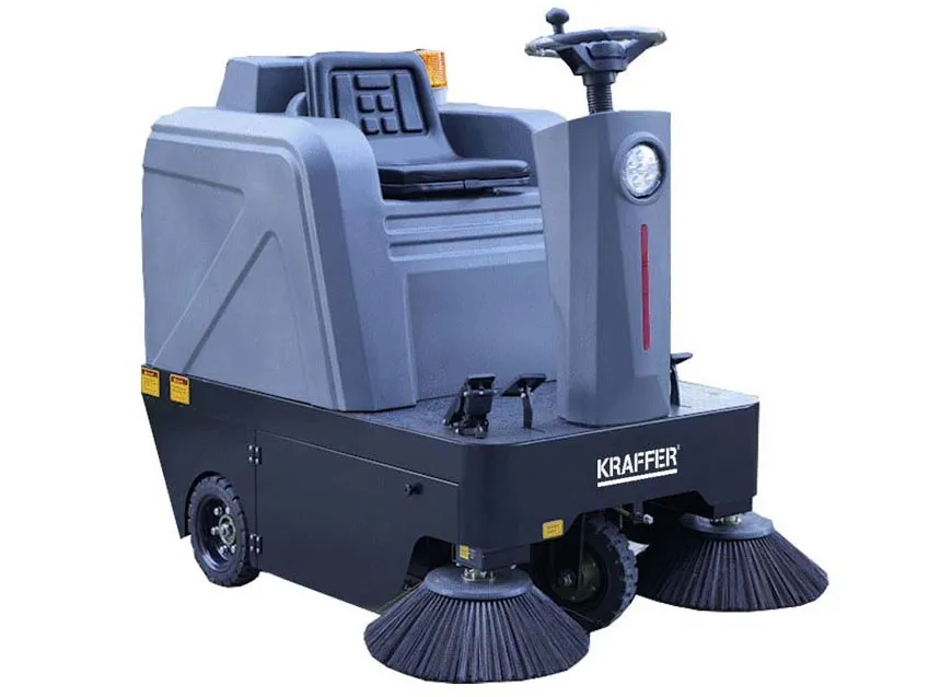 Máy quét rác ngồi lái công nghiệp Kraffer KF125