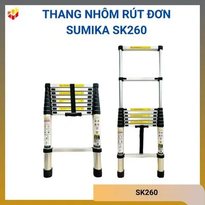 Thang nhôm rút đơn Sumika SK260
