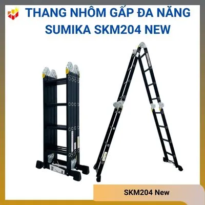Thang nhôm gấp đa năng Sumika SKM204 New