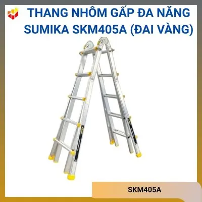 Thang nhôm gấp đa năng Sumika SKM405A (Đai vàng)
