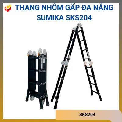Thang nhôm gấp đa năng Sumika SKS204