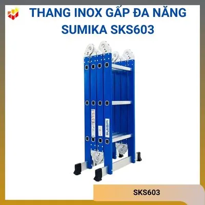 Thang inox gấp đa năng Sumika SKS603