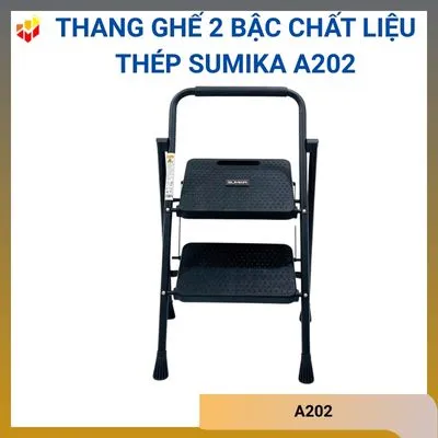 Thang ghế 2 bậc chất liệu thép Sumika A202