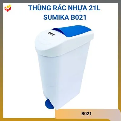 Thùng rác nhựa 21L Sumika B021