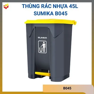 Thùng rác nhựa 45l Sumika B045