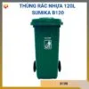 Thùng rác nhựa 120L Sumika B120