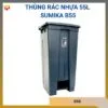 Thùng rác nhựa 55L Sumika B55