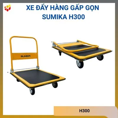 Xe đẩy hàng gấp gọn Sumika H300