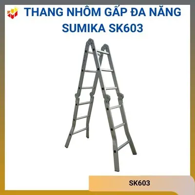 Thang nhôm gấp đa năng Sumika SK603