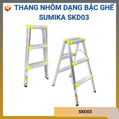 Thang nhôm dạng bậc ghế Sumika SKD03