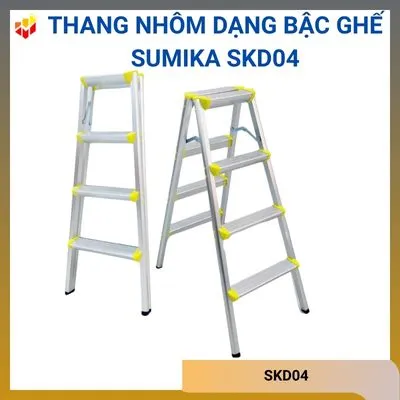 Thang nhôm dạng bậc ghế Sumika SKD04