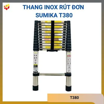 Thang inox rút đơn Sumika T380