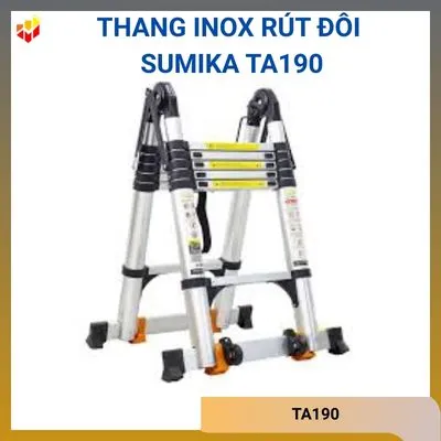 Thang inox rút đôi Sumika TA190
