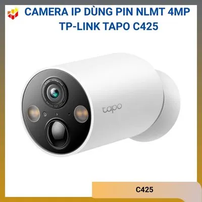 Camera IP dùng PIN NLMT 4MP TP-Link Tapo C425