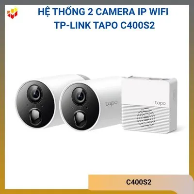 Hệ thống 2 camera IP Wifi TP-Link Tapo C400S2