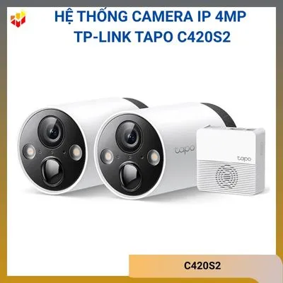 Hệ thống camera IP 4MP TP-LINK Tapo C420S2