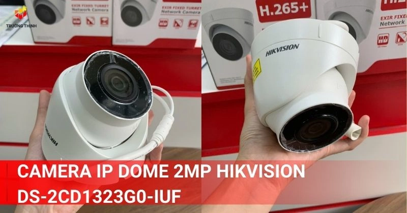 Camera IP Dome 2MP Hikvision DS-2CD1323G0-IUF
