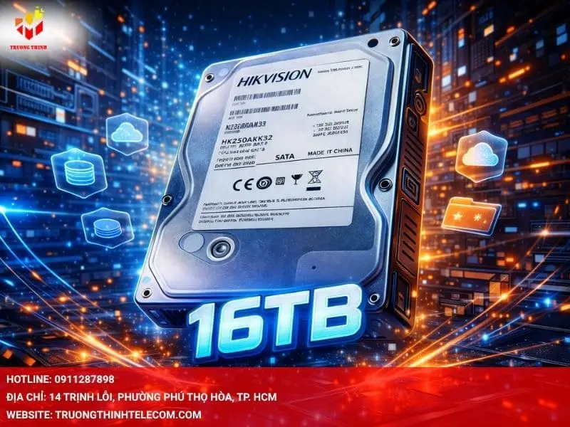 Dung lượng lưu trữ cực khủng 16TB