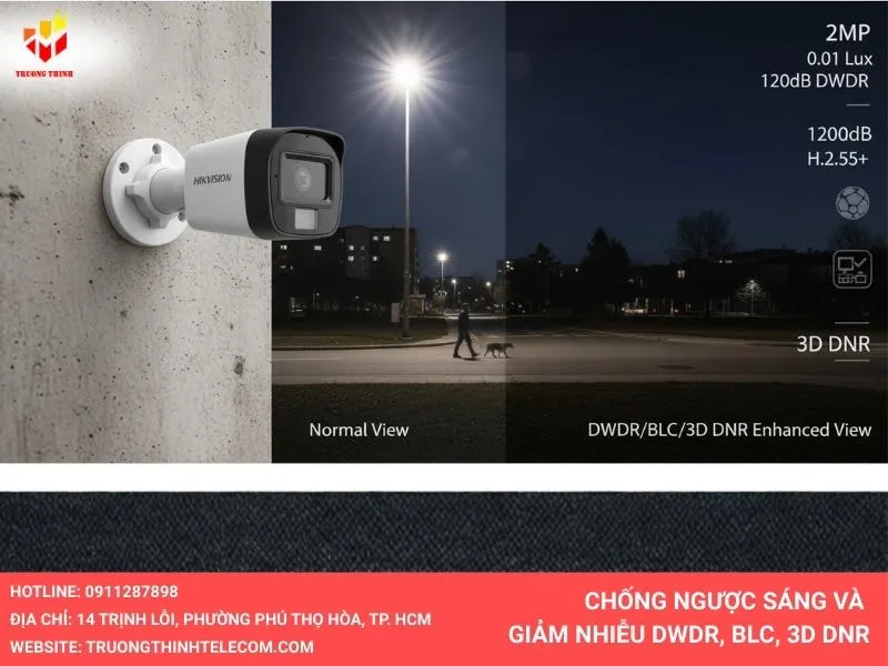 Camera DS-2CD1021G2-LIU chống ngược sáng