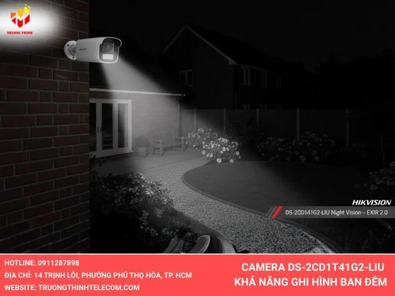 Camera DS-2CD1T41G2-LIU tính năng quay hình ban đêm