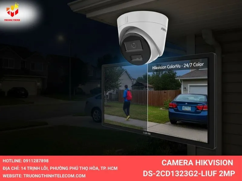 Camera DS-2CD1323G2-LIUF ghi hình ban đêm