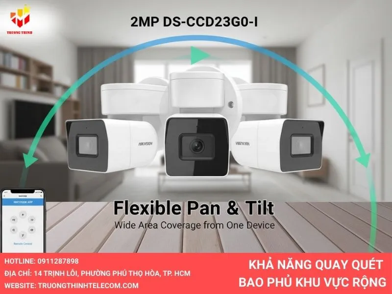 Khả năng quay bao quát khu vực