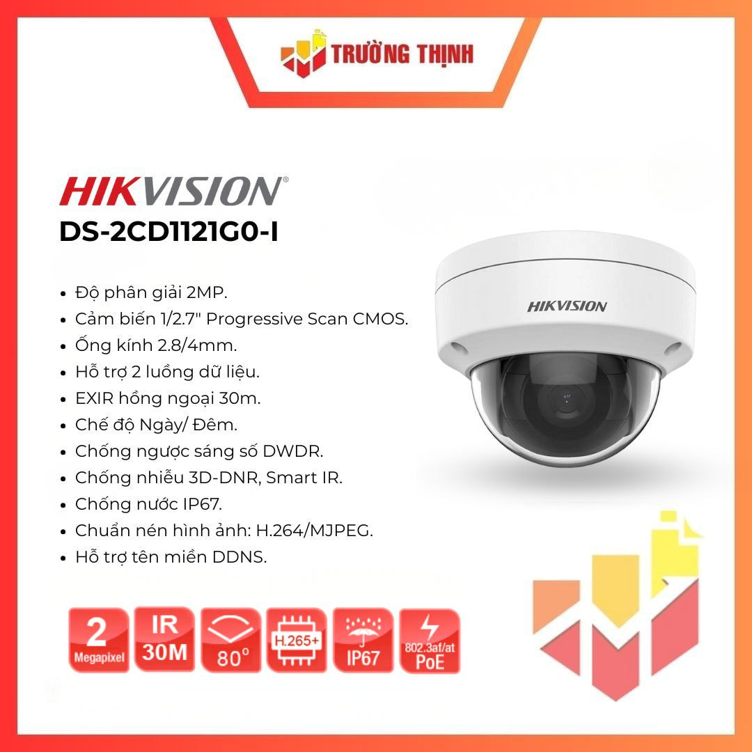 Camera HIkvision DS-2CD1121G0-I