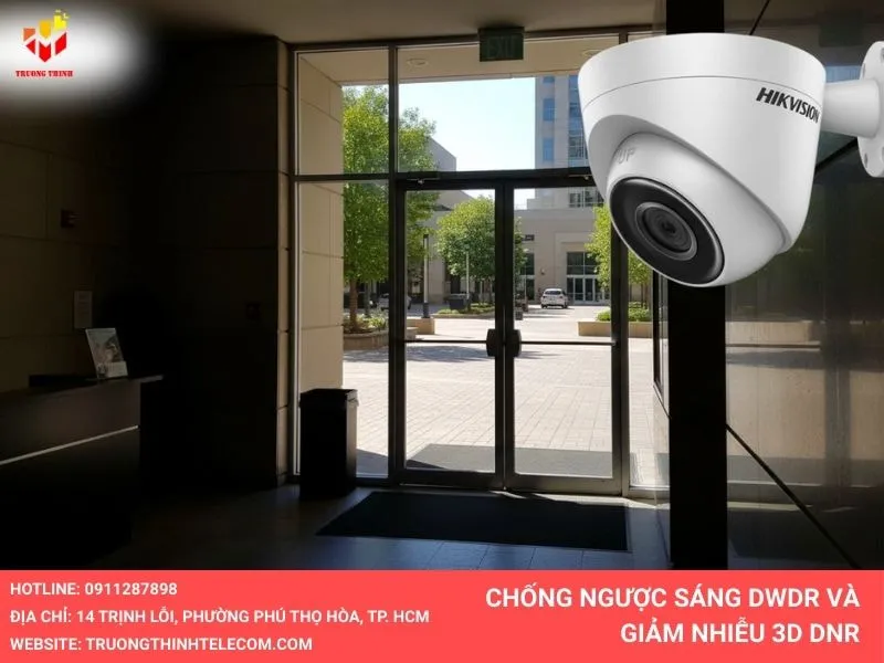 Camera DS-2CD1321G0-I chống ngược sáng giảm nhiễu