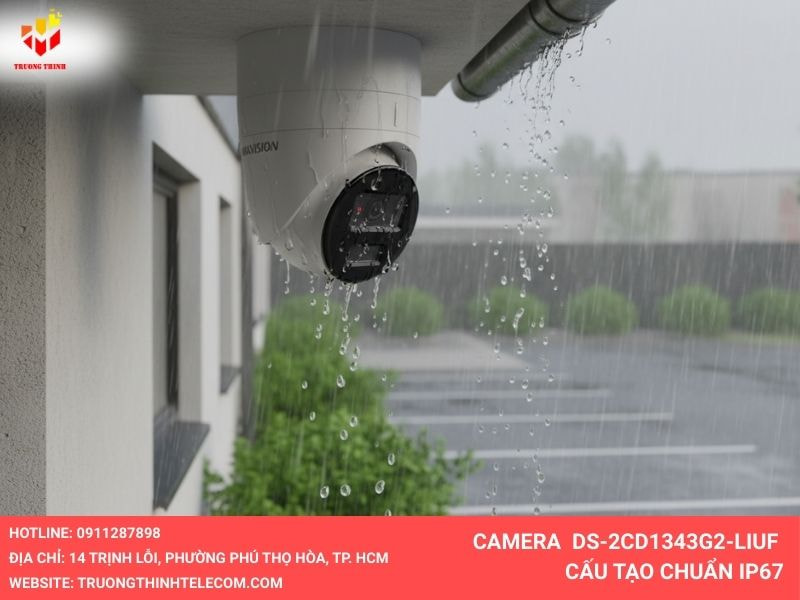 Camera 2CD1343G2-LIUF cấu tạo chuẩn IP67