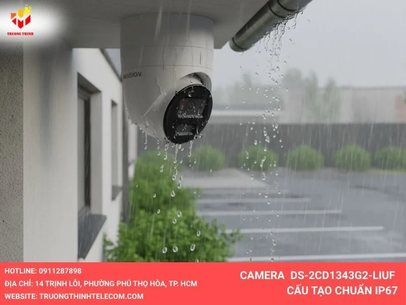 Camera 2CD1343G2-LIUF cấu tạo chuẩn IP67