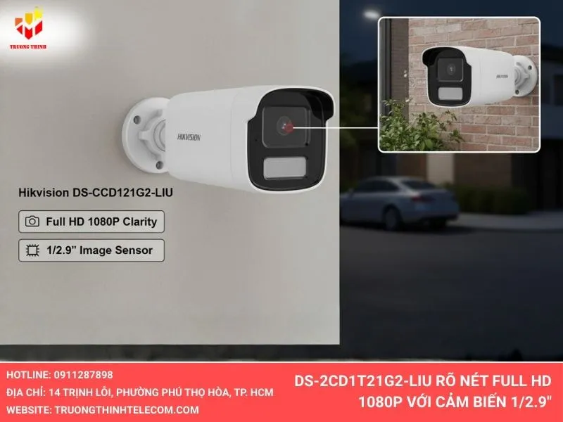 camera DS-2CD1343G2-LIUF Full HD