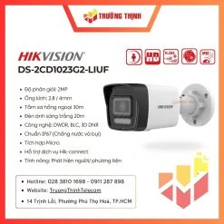 Camera IP thân trụ 2MP HIKVISION DS-2CD1023G0E-I(L)