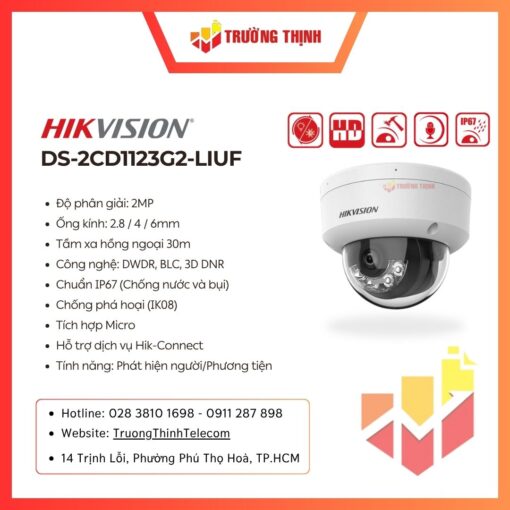Camera Hikvision DS-2CD1123G2-LIUF