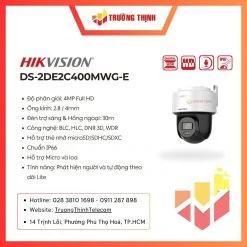 Camera Hikvision Ds 2DE2C400MWG-e