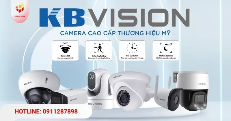 Phân loại các dòng camera quan sát KBVision