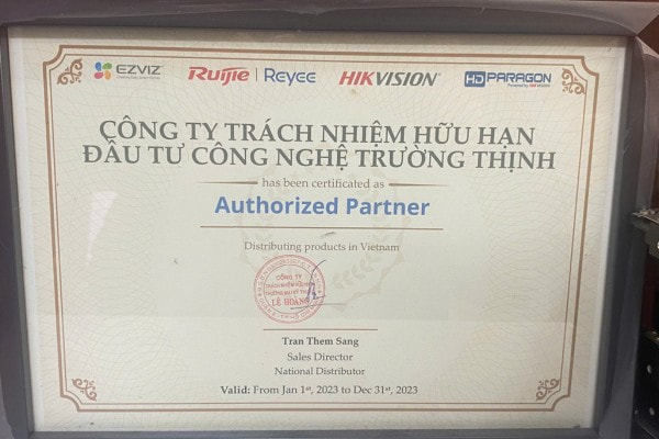 Chứng nhận Trường Thịnh
