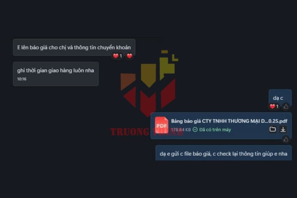 Khách hàng Trường Thịnh mua thiết bị giám sát