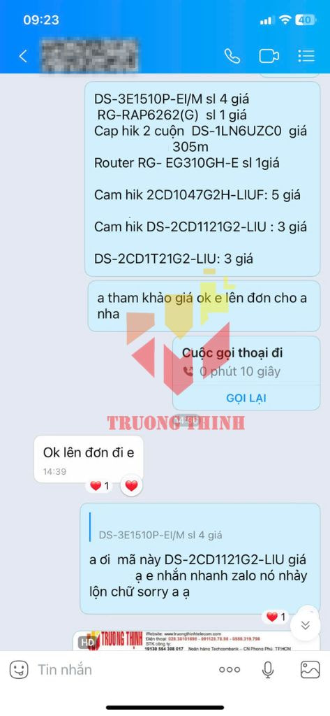 Khách hàng của Trường Thịnh Telecom