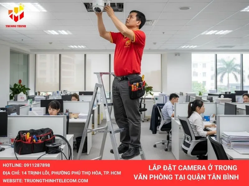Lắp camera cho văn phòng tại Quận Tân Bình