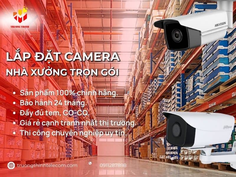 Lắp đặt camera nhà xưởng