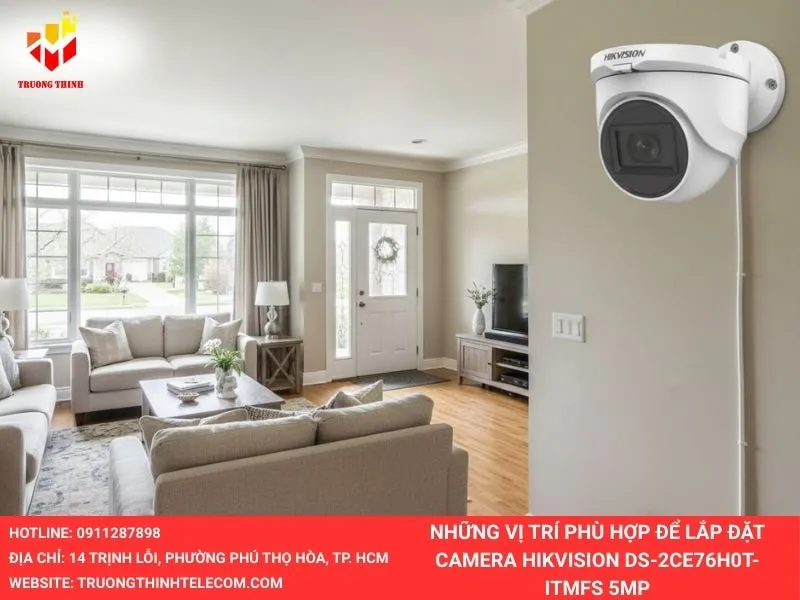 Những vị trí phù hợp để lắp đặt camera hikvision