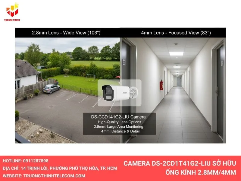 Ống kính camera DS-2CD1T41G2-LIU